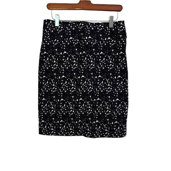 Margaret M Slimming Pencil Skirt-Black & White - Size‎ Medium - Picture 1 of 10